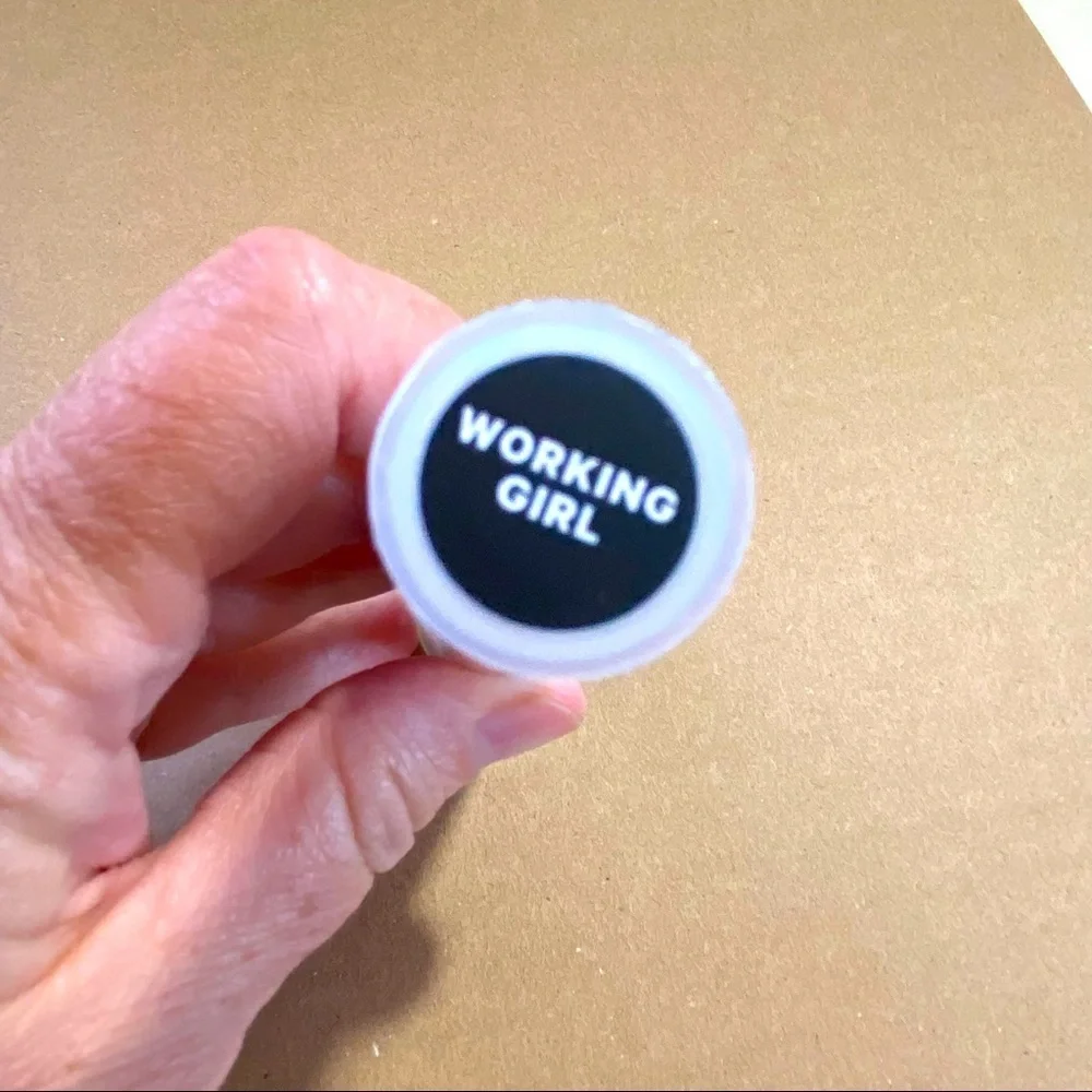 MILK makeup shadow liner, lip color, tattoo stamp